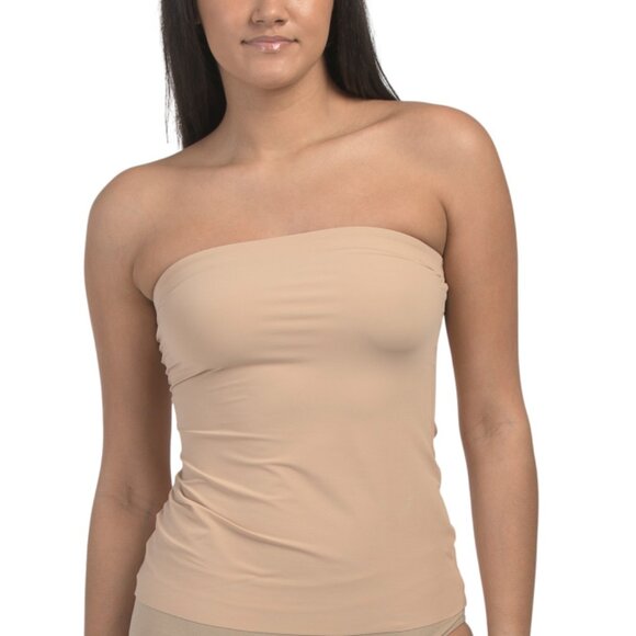 COMMANDO Beige Made In Usa Strapless Camisole - Picture 1 of 2
